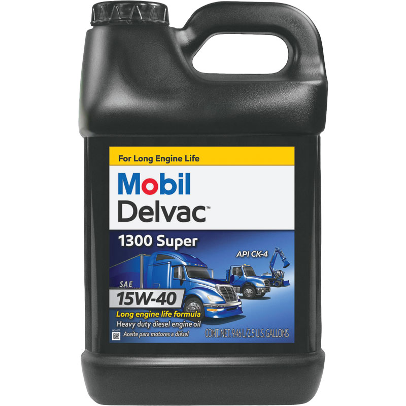 2.5 Gal. Mobil Delvac 1300 Super SAE 15W-40  Motor Oil