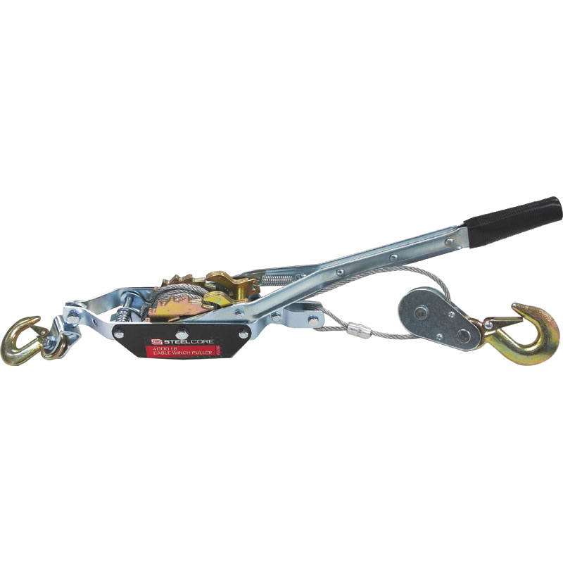 Steel Core 4,000 Lb. Cable Winch Puller