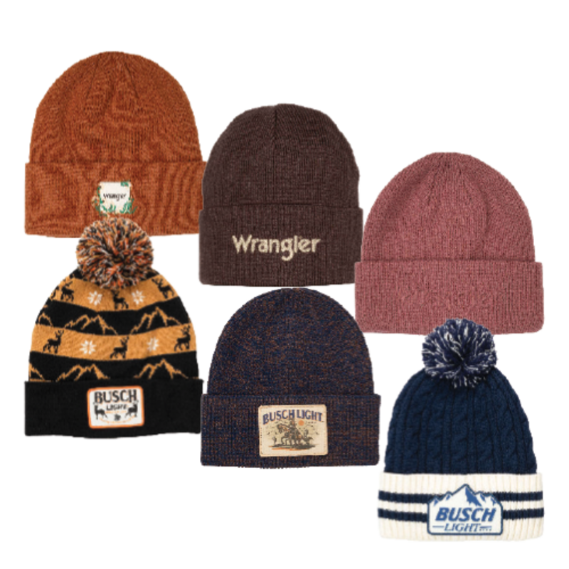Busch Light & Wrangler Beanies