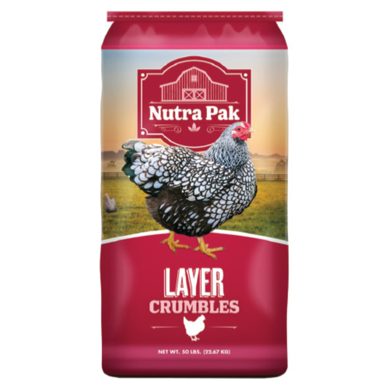 50 Lb. Nutra Pak Egg Crumbles Poultry Feed